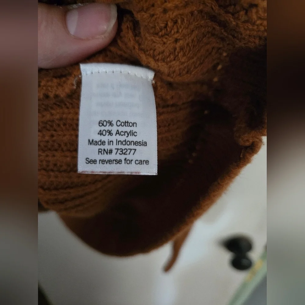 Croft And Barrow Womens Size L Knit Long Sleeve Sweater Top - Picture 9 of 9